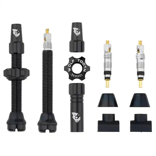 Wolf Tooth Tubeless Ventil Kit - 44mm - schwarz Angebot