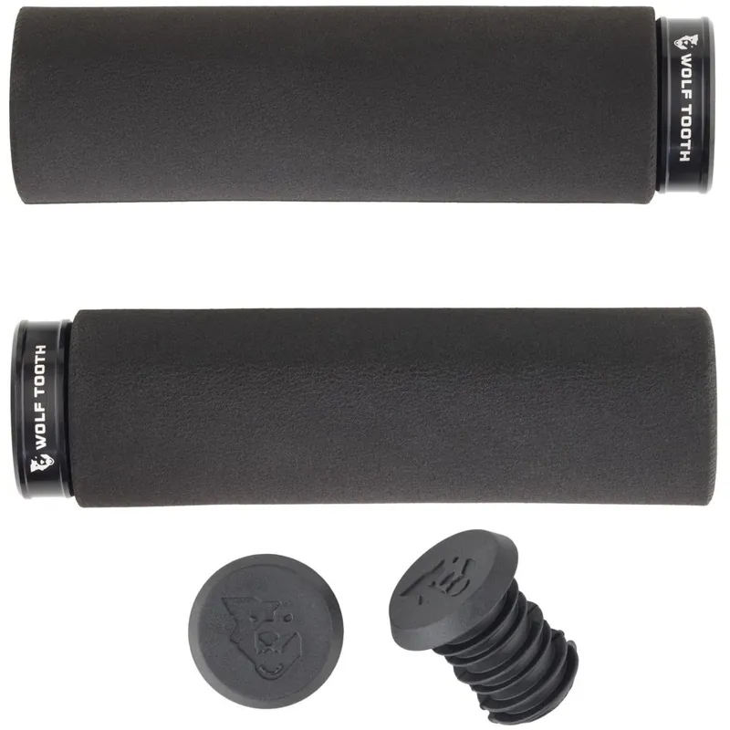 Neu Im Sortiment Wolf Tooth Fat Paw Lock-On Lenkergriffe - schwarz/schwarz