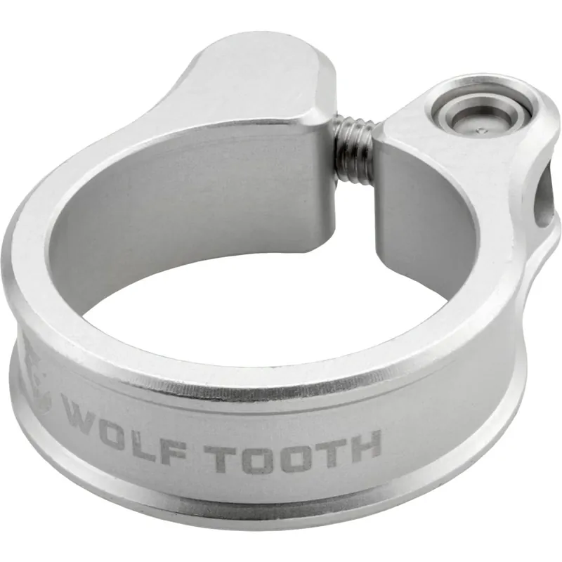 Wolf Tooth Sattelklemme - 38.6mm - rohsilber Versand Am Gleichen Tag