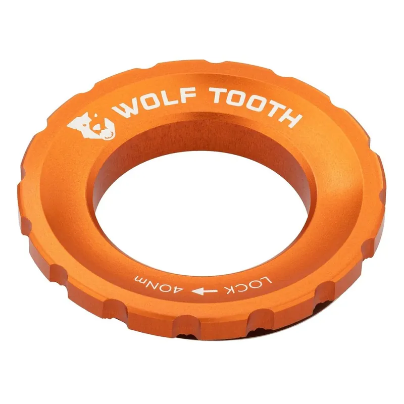 Meistverkauft Wolf Tooth Centerlock Lockring - Außenverzahnung - orange