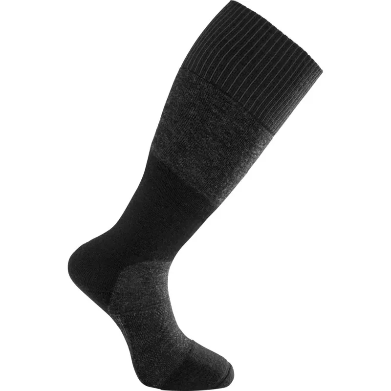 Woolpower Skilled 400 Kniestrümpfe - dark grey/black Neue Ware
