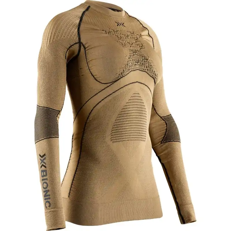 Ausverkauf X-Bionic Radiactor 4.0 Rundhals Langarm-Unterhemd Damen - gold/black