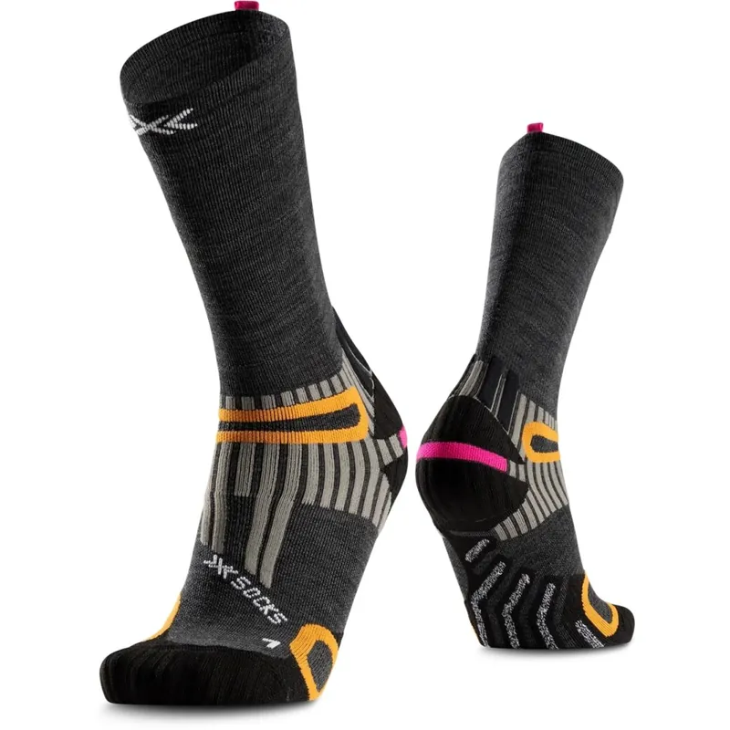 X-Socks Hike Anatomix Merino Crew Socken - heather grey Bestpreis