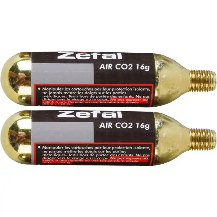 Saisonangebot Zéfal CO2 Ersatzkartuschen 16g mit Gewinde (2 Stück)