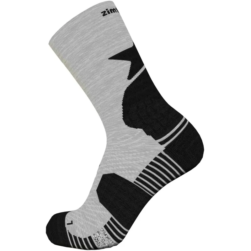 Zimtstern Techsockz Performance Socken - Glacier Grey Melange Billig