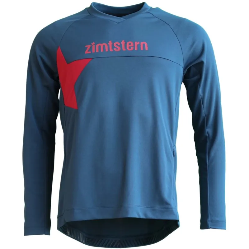 Sale Zimtstern Bulletz Langarm MTB Trikot Herren - French Navy/French Navy