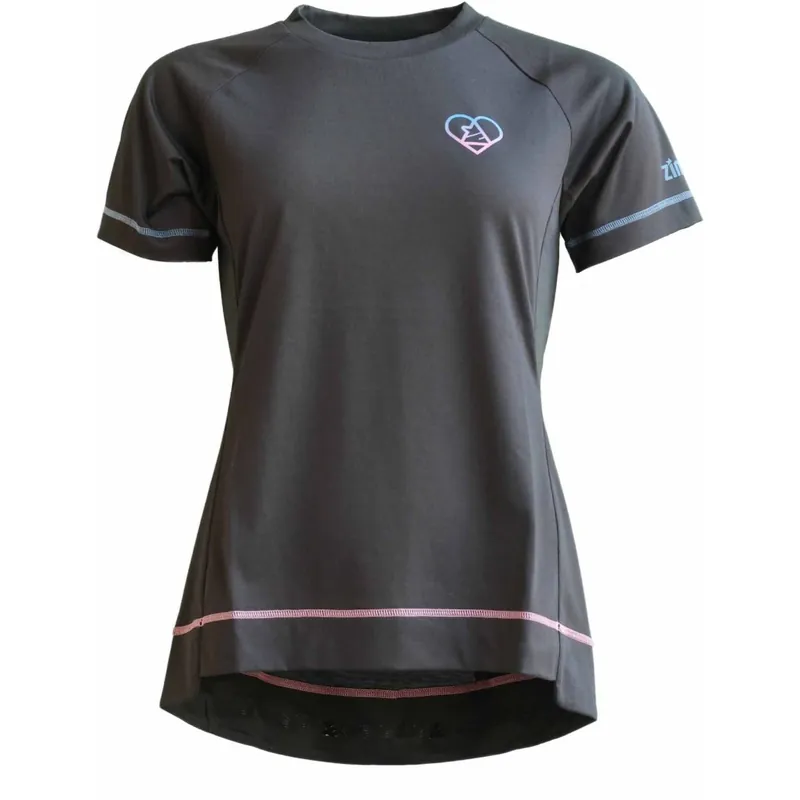 Neu Im Sortiment Zimtstern PureFlowz Eco Kurzarmtrikot Damen - Pirate Black