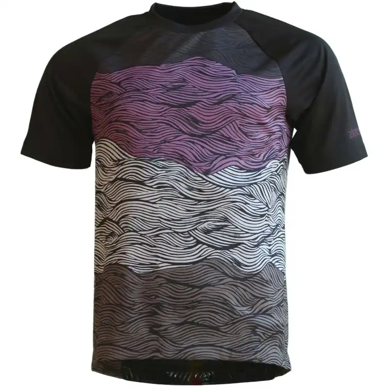 Zimtstern Braapz Kurzarm MTB-Trikot Herren - Pirate Black Markenprodukt