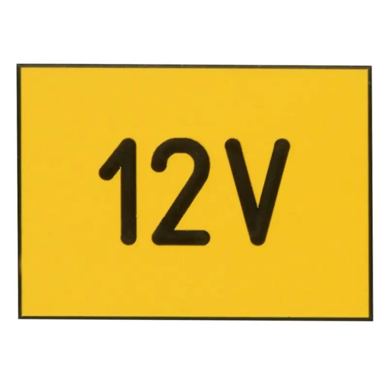 Highlight Schild graviert 12 V, selbstklebend