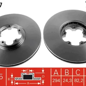 Letzte Chance TRW DF4217 - Bremsscheibe