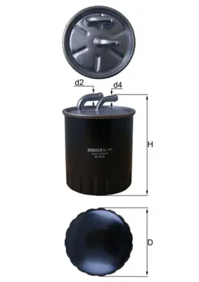 Billig MAHLE KL 313 - Kraftstofffilter