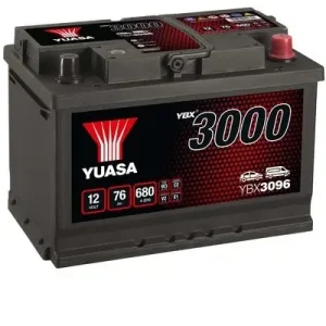 Expressversand YUASA YBX3096 - Starterbatterie - YBX3000 SMF Batteries 76Ah 680 A 12 V