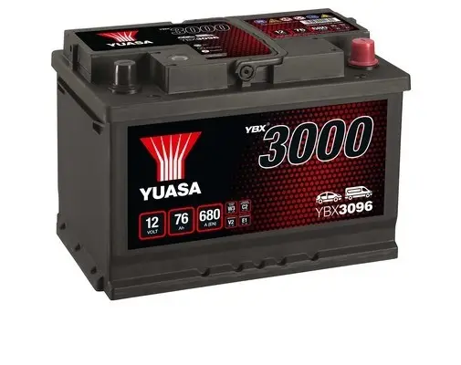 Expressversand YUASA YBX3096 - Starterbatterie - YBX3000 SMF Batteries 76Ah 680 A 12 V