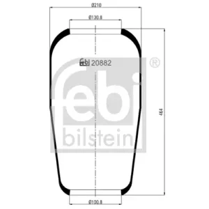 Online Kaufen FEBI BILSTEIN 20882 - Federbalg, Luftfederung