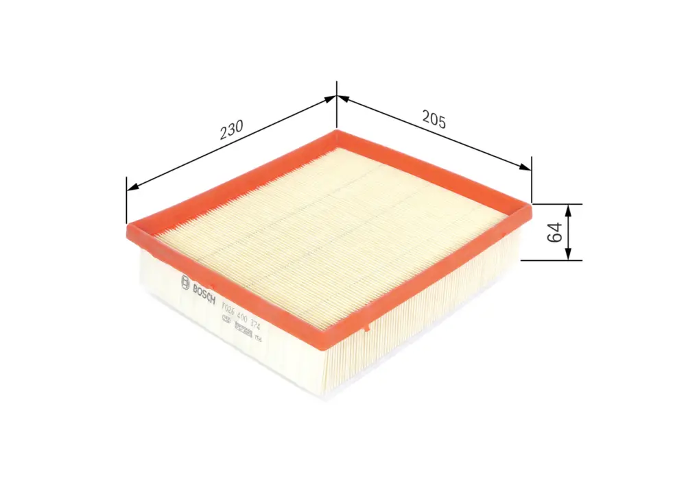 BOSCH F 026 400 374 - Luftfilter Ausverkauf