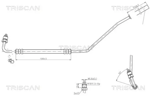 Rabatt TRISCAN 8516 29027 - Hydraulikschlauch, Lenkung