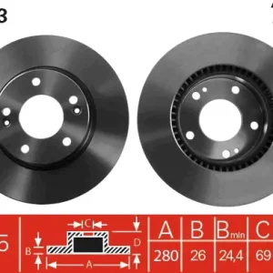 Finale Aktion TRW DF4283 - Bremsscheibe