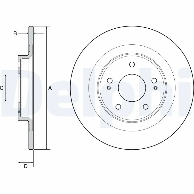 Meistverkauft DELPHI BG4924C - Bremsscheibe