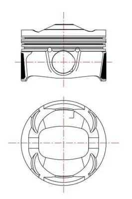MAHLE 039 PI 00135 000 - Kolben Nur Für Kurze Zeit
