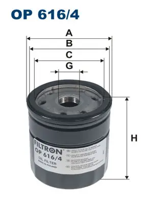 FILTRON OP 616/4 - Ölfilter Ausverkauf