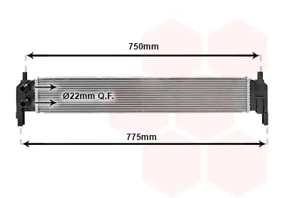 VAN WEZEL 58012703 - Kühler, Motorkühlung Preisreduziert