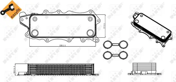 NRF 31319 - Ölkühler, Motoröl Neu Im Sortiment