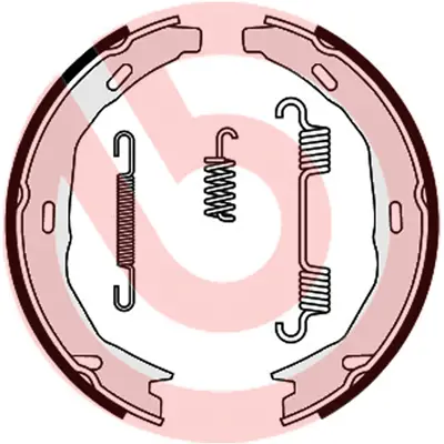 Rabatt BREMBO S 50 522 - Bremsbackensatz, Feststellbremse - ESSENTIAL LINE
