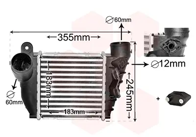 VAN WEZEL 58004200 - Ladeluftkühler - *** IR PLUS *** Solange Der Vorrat Reicht