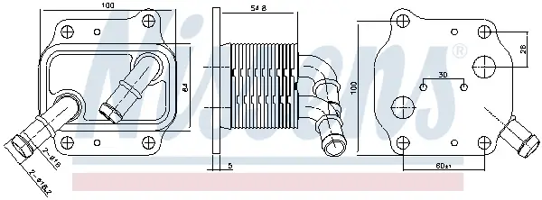 Top-Seller NISSENS 91231 - Ölkühler, Motoröl
