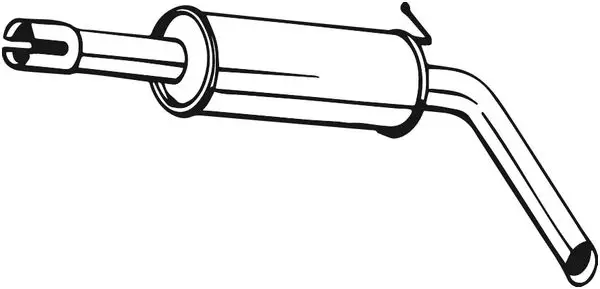 Billig BOSAL 233-615 - Mittelschalldämpfer