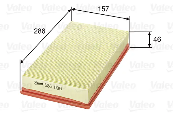 VALEO 585099 - Luftfilter Begrenztes Angebot