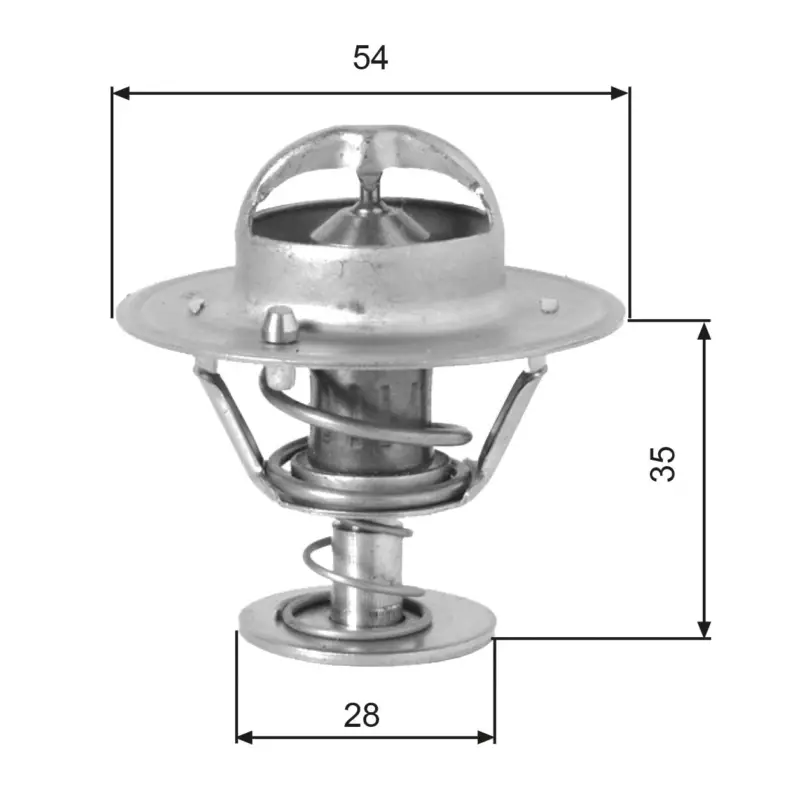 Top-Seller GATES TH00782G1 - Thermostat, Kühlmittel