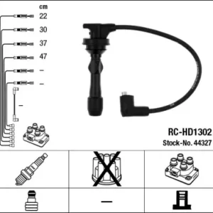 NGK 44327 - Zündleitungssatz Schneller Versand