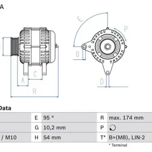 Ausverkauf BOSCH 0 986 083 700 - Generator
