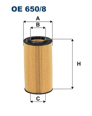 Geprüft FILTRON OE 650/8 - Ölfilter