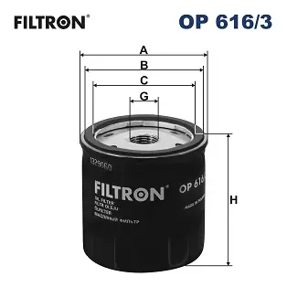FILTRON OP 616/3 - Ölfilter Nur Für Kurze Zeit