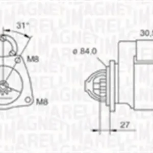 Expressversand MAGNETI MARELLI 063721203010 - Starter