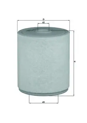 MAHLE LX 2049/4 - Luftfilter Schneller Versand