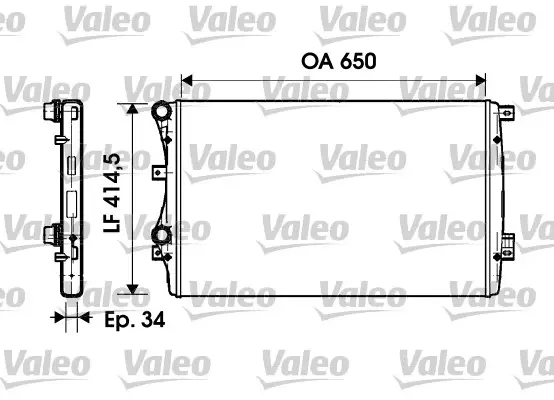 VALEO 732872 - Kühler, Motorkühlung Abverkauf