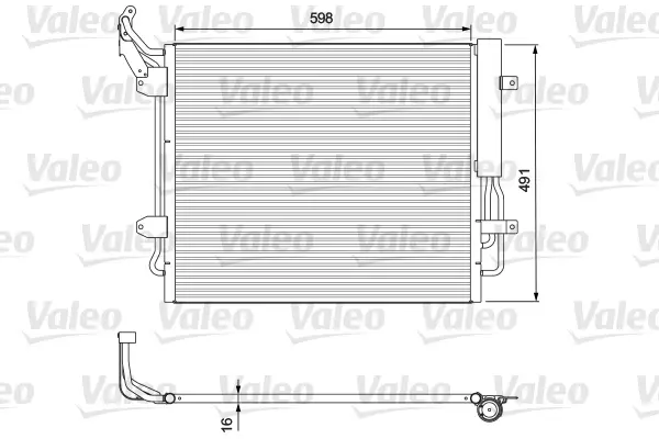Super-Preis VALEO 814157 - Kondensator, Klimaanlage