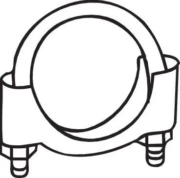 BOSAL 250-252 - Klemmstück, Abgasanlage - Bosal M8 clamp Meistverkauft