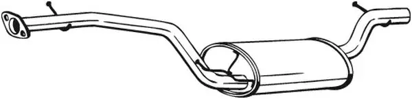 Preis Gesenkt BOSAL 282-419 - Mittelschalldämpfer