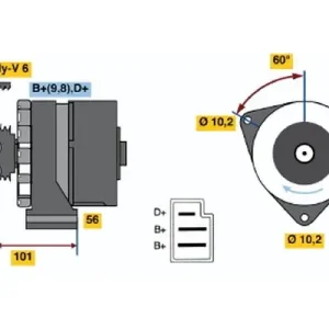 Aktuell BOSCH 0 986 033 740 - Generator