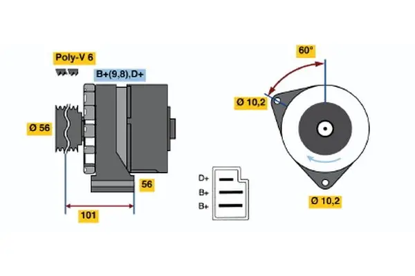 Aktuell BOSCH 0 986 033 740 - Generator
