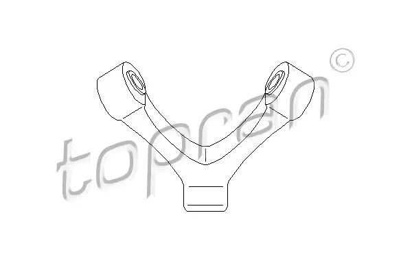 Schneller Versand TOPRAN 111 591 - Halter, Abgasanlage