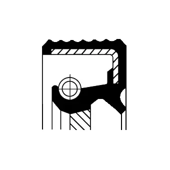 Markenprodukt CORTECO 01030125B - Wellendichtring, Schaltgetriebe