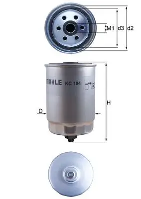 Angebot KNECHT KC 104 - Kraftstofffilter