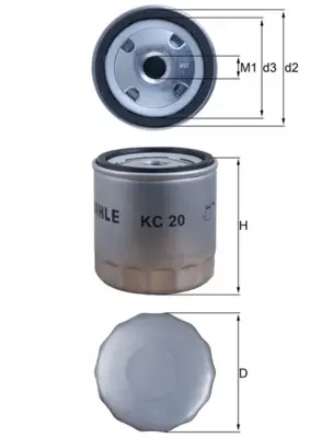 Angebot KNECHT KC 20 - Kraftstofffilter