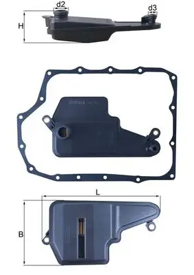 KNECHT HX 193D - Hydraulikfilter, Automatikgetriebe Markenprodukt