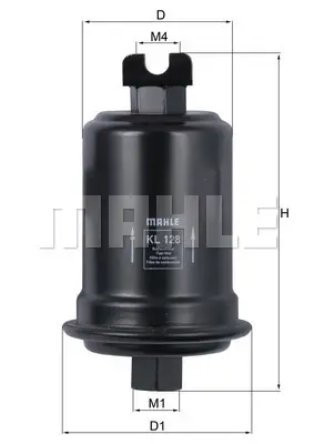 Billig KNECHT KL 128 - Kraftstofffilter